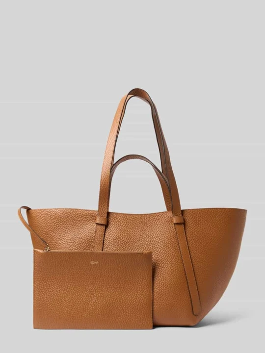 Zdjęcie produktu Torebka z detalem z logo model "COSMO" Abro Koniakowy