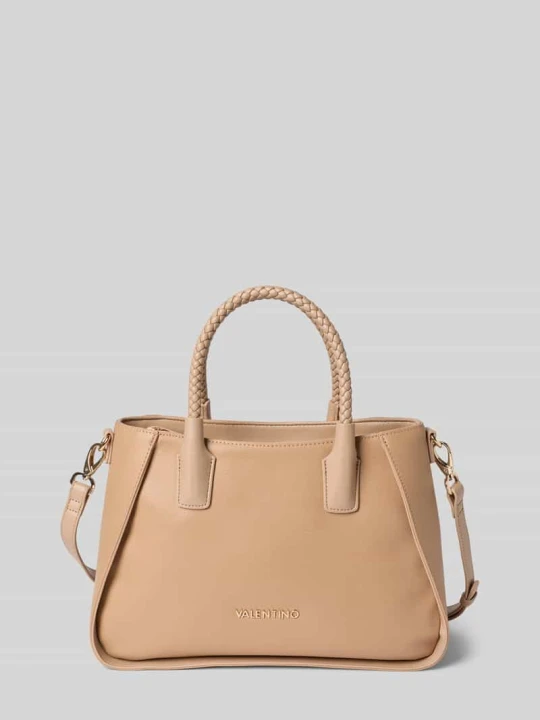 Zdjęcie produktu Torebka z detalem z logo model 'ERIS' VALENTINO BAGS Beżowy