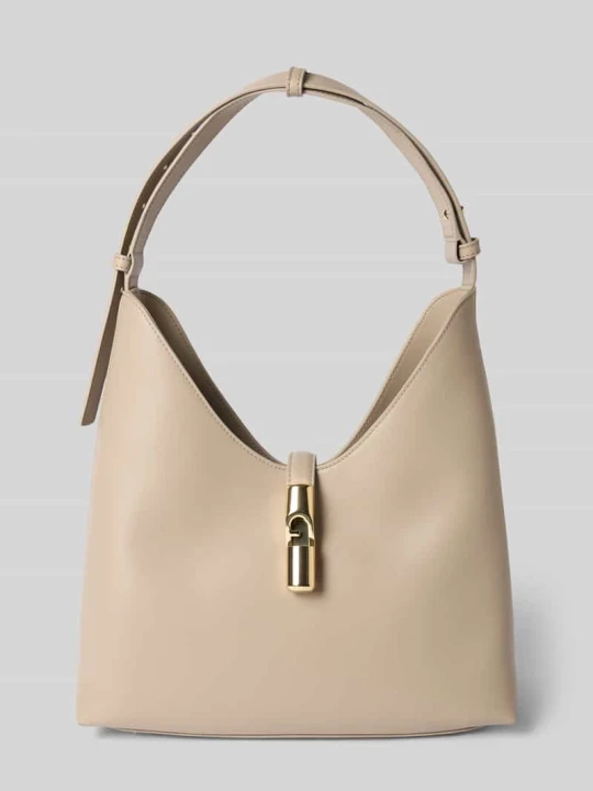 Zdjęcie produktu Torebka z detalem z logo model 'Goccia' Furla Beżowy
