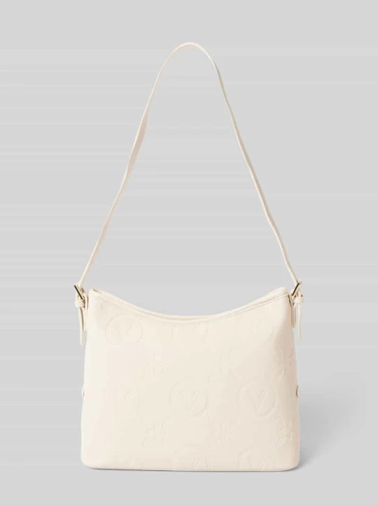 Zdjęcie produktu Torebka z fakturowanym wzorem model ‘SAMBA’ VALENTINO BAGS Écru
