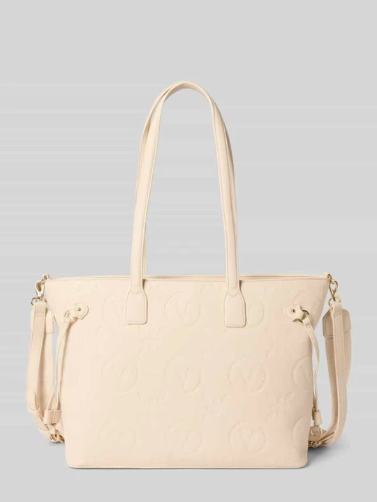 Zdjęcie produktu Torebka z fakturowanym wzorem model ‘SAMBA’ VALENTINO BAGS Écru