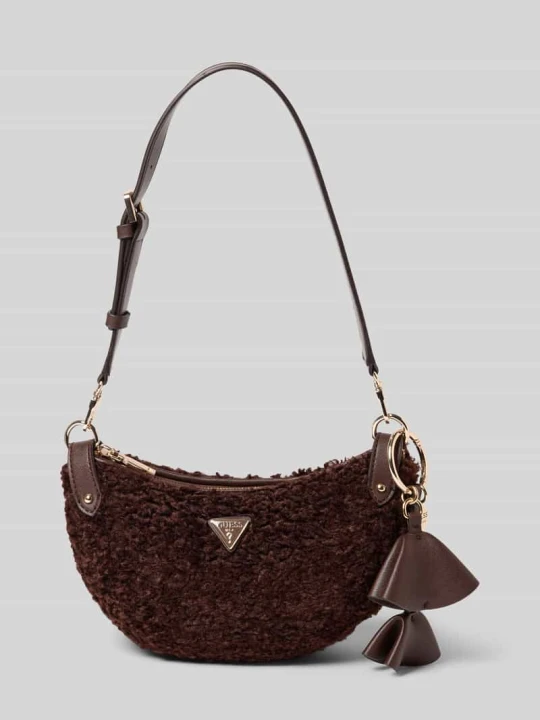 Zdjęcie produktu Torebka z futerka model 'KATIE' Guess Ciemnobrązowy