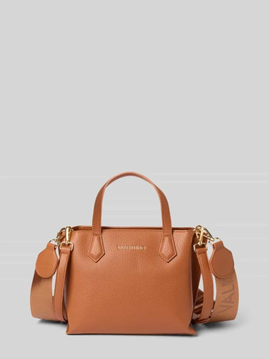 Zdjęcie produktu Torebka z materiału skóropodobnego model „Fall” VALENTINO BAGS Koniakowy