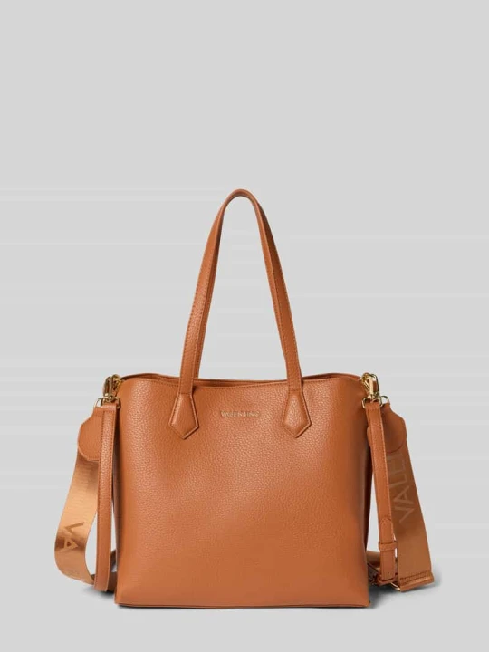 Zdjęcie produktu Torebka z materiału skóropodobnego model „Fall” VALENTINO BAGS Koniakowy