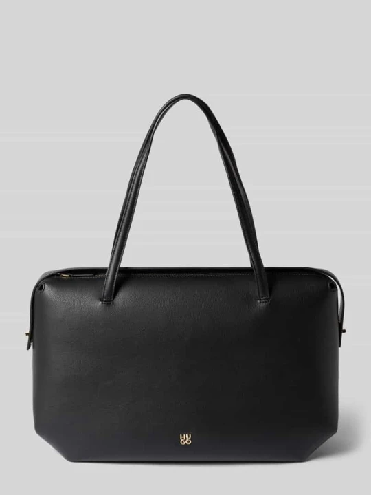Zdjęcie produktu Torebka z materiału skóropodobnego model 'Meelo_Tote' Hugo Czarny