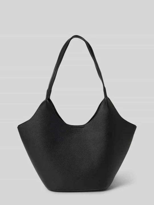 Zdjęcie produktu Torebka z materiału skóropodobnego model 'Nelma' Seidenfelt Czarny