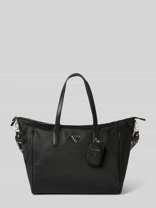 Zdjęcie produktu Torebka z minitorbą model ‘WAVE CARRYON’ Guess Czarny