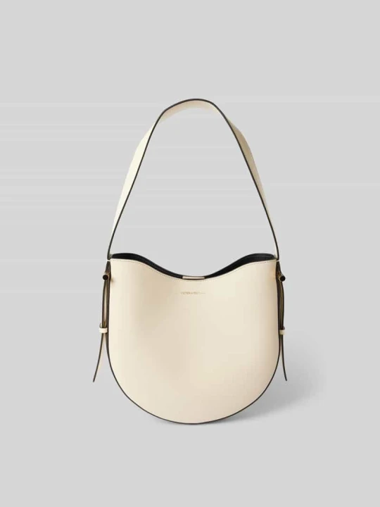 Zdjęcie produktu Torebka z nadrukiem z logo Victoria Beckham Écru
