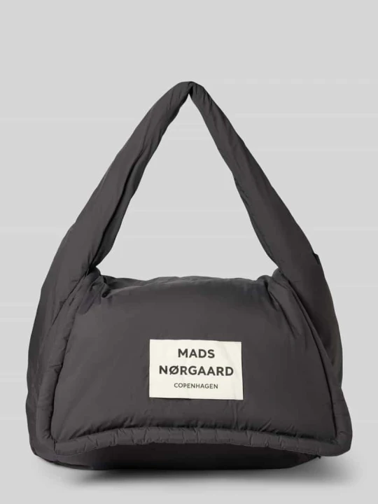 Zdjęcie produktu Torebka z naszywką z logo model ‘Bomb’ Mads Nørgaard Ciemnoszary