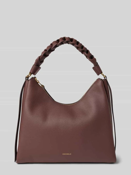 Zdjęcie produktu Torebka z naturalnej skóry model 'BOHEME' Coccinelle Bordowy