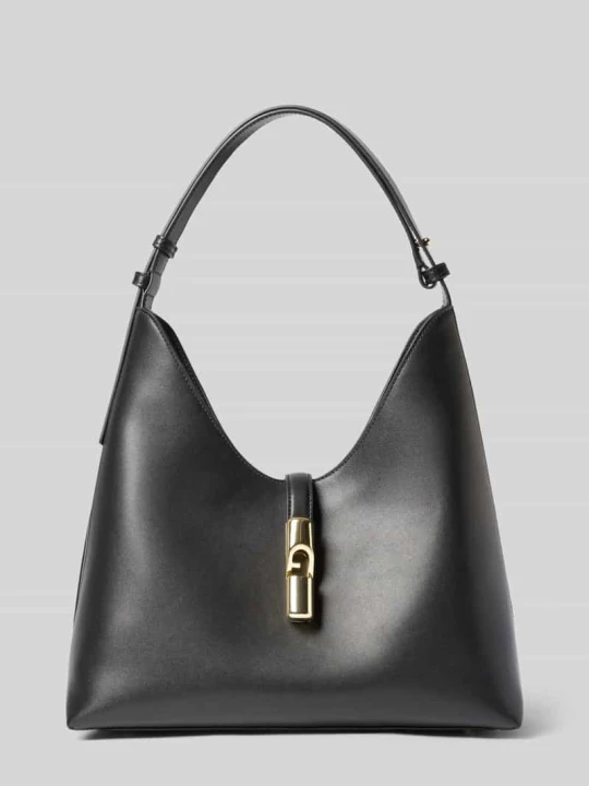 Zdjęcie produktu Torebka z prawdziwej skóry model 'GOCCIA' Furla Czarny
