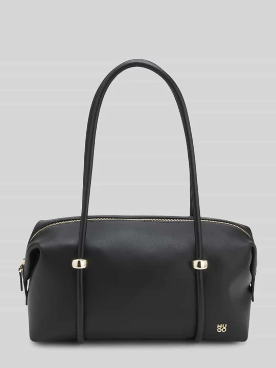 Zdjęcie produktu Torebka z uchwytem z detal z logo model 'Briony_Duffle' Hugo Czarny