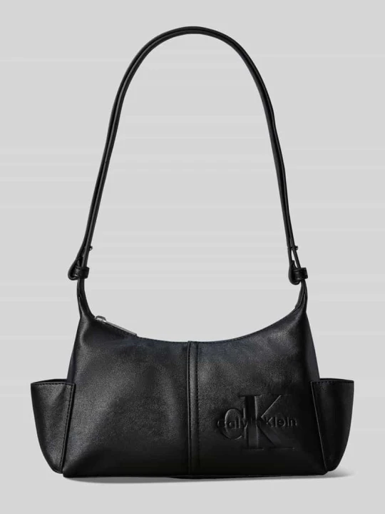 Zdjęcie produktu Torebka z uchwytem z regulowanym paskiem na ramię Calvin Klein Czarny