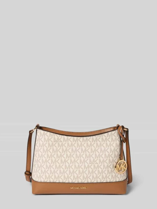 Zdjęcie produktu torebka z wzór z logo model 'ANDIE' Michael Kors Écru