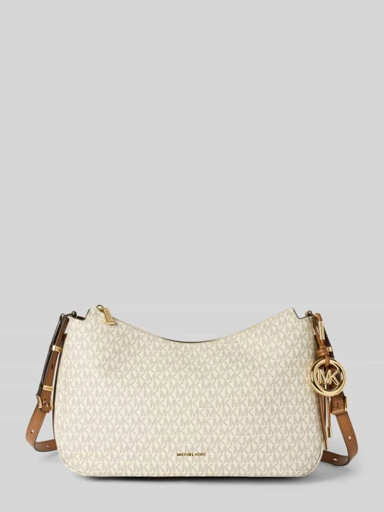 Zdjęcie produktu Torebka z wzór z logo model 'NOLITA' Michael Kors Złamany biały