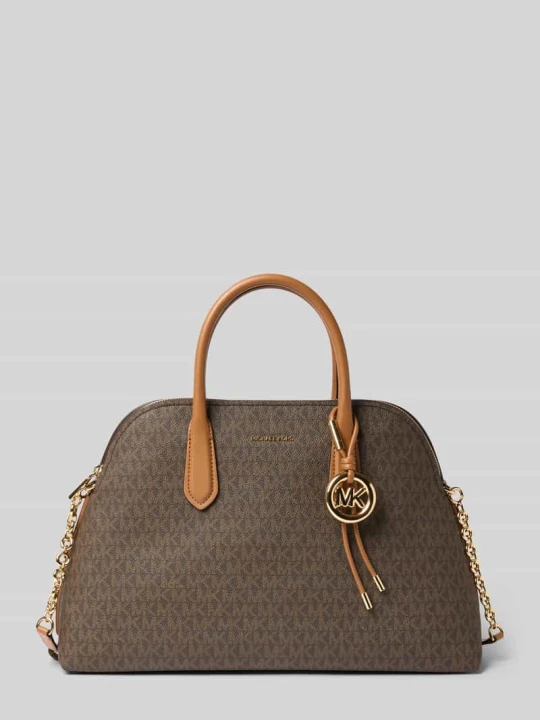 Zdjęcie produktu Torebka z wzorem z logo model 'FREDDIE' Michael Kors Ciemnobrązowy