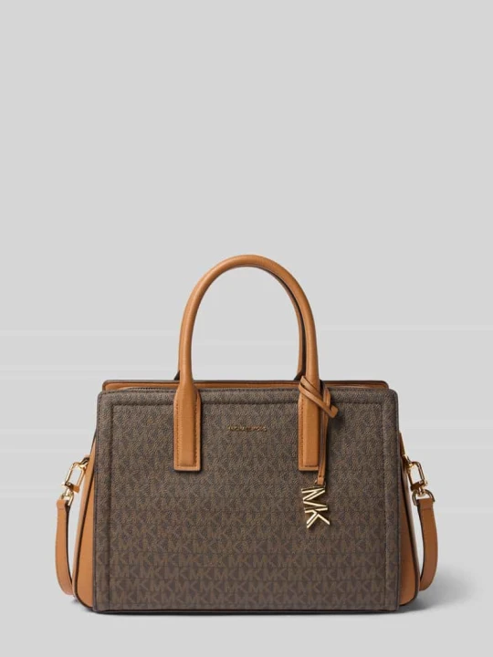 Zdjęcie produktu Torebka z wzorem z logo model 'LAILA' Michael Kors Średniobrązowy