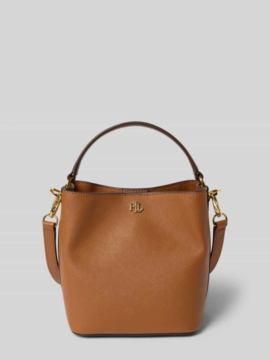 Zdjęcie produktu Torebka ze skóry bydlęcej z aplikacją z metką Model 'REESE' Lauren Ralph Lauren Koniakowy