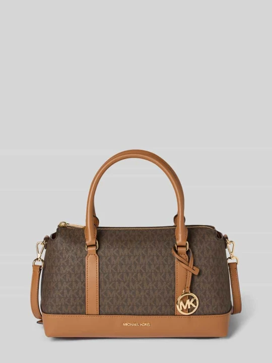 Zdjęcie produktu Torebka ze wzorem z logo model 'ANDIE MD' Michael Kors Ciemnobrązowy