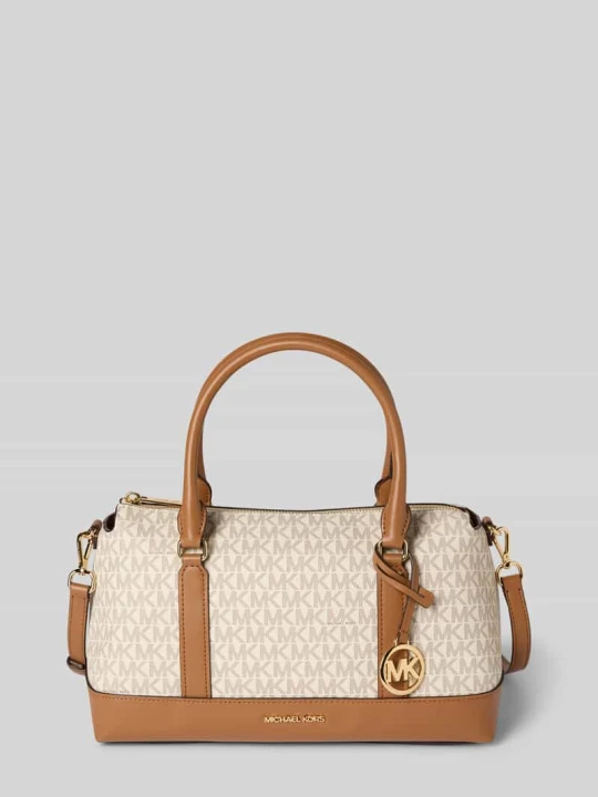 Zdjęcie produktu Torebka ze wzorem z logo model 'ANDIE MD' Michael Kors Écru