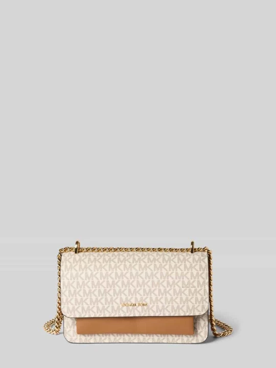 Zdjęcie produktu Torebka ze wzorem z logo model 'CLAIRE' Michael Kors Écru