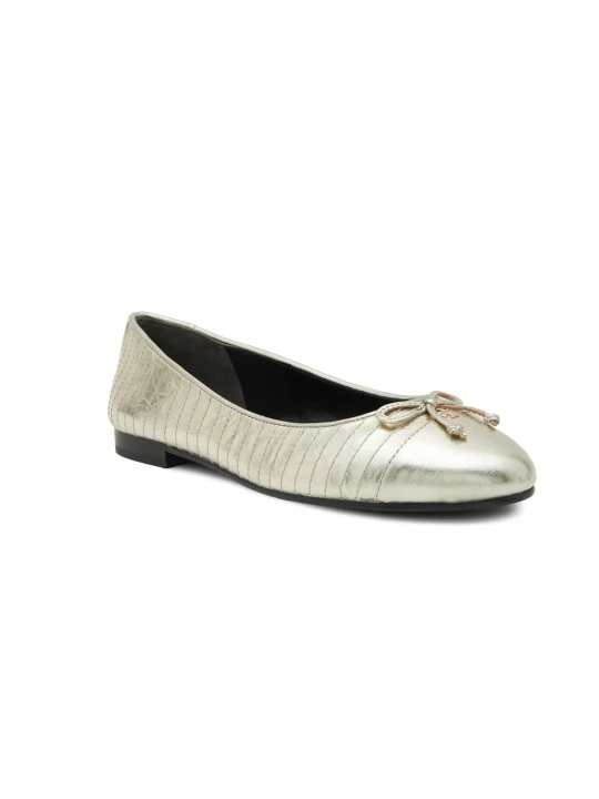 Zdjęcie produktu TORY BURCH Baleriny srebrny