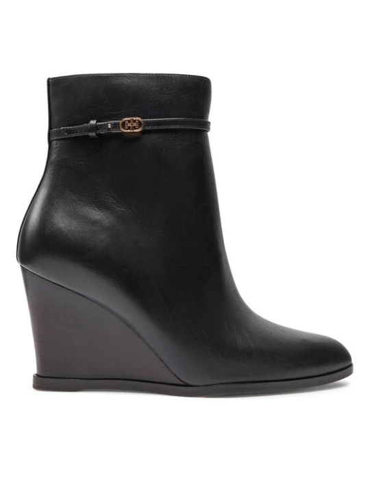 Zdjęcie produktu Tory Burch Botki Double T Buckle 158092-006 Czarny