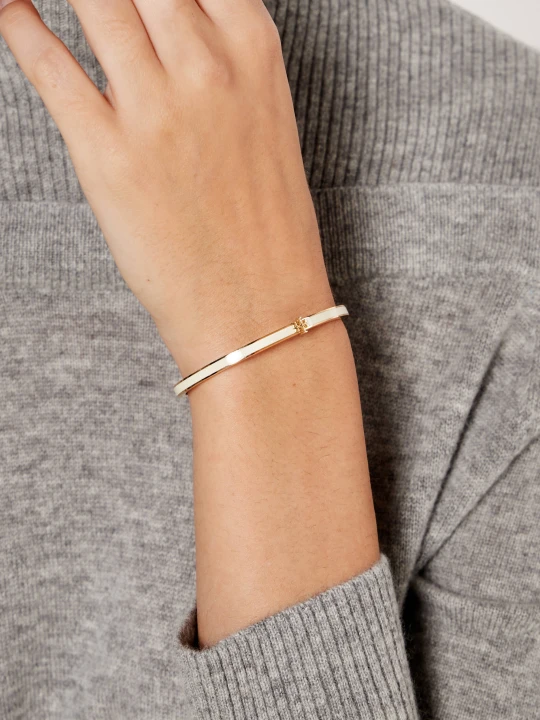 Zdjęcie produktu TORY BURCH Bransoleta Kira biały