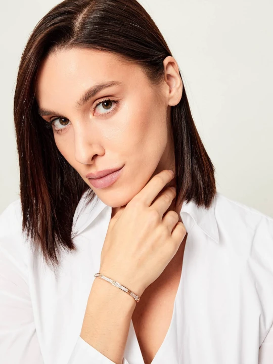 Zdjęcie produktu TORY BURCH Bransoletka Miller Pave Cuff