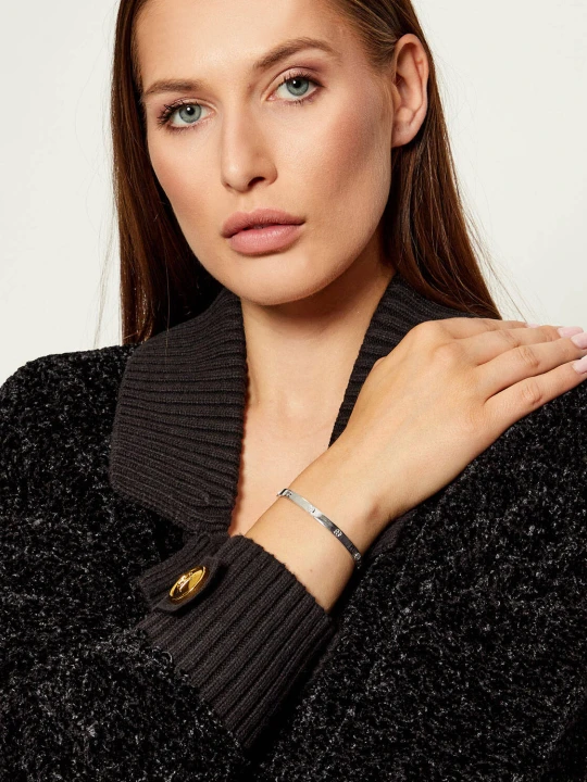 Zdjęcie produktu TORY BURCH Bransoletka Miller Stud srebrny