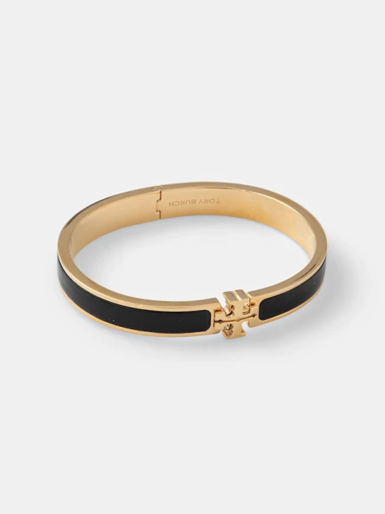 Zdjęcie produktu Tory Burch bransoletka pozłacana Kira czarny