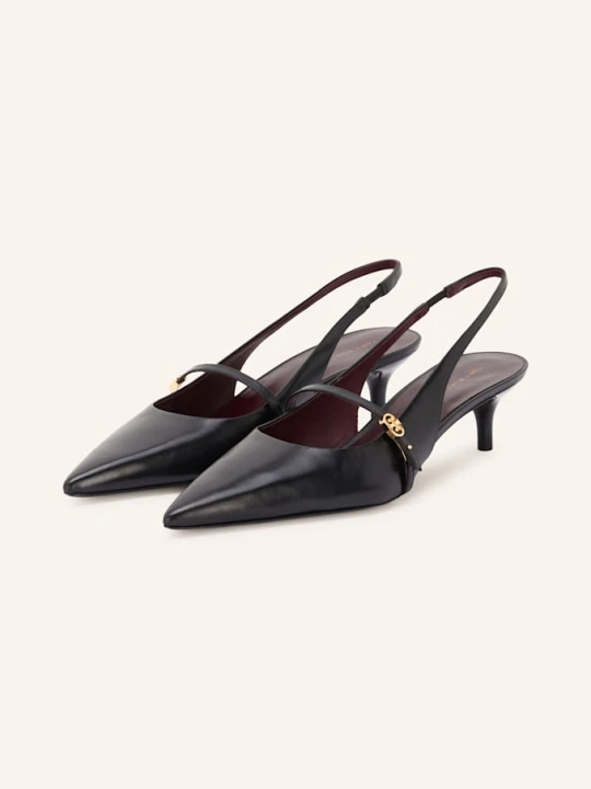Zdjęcie produktu Tory Burch Czółenka Z Odkrytą Piętą schwarz CZARNY