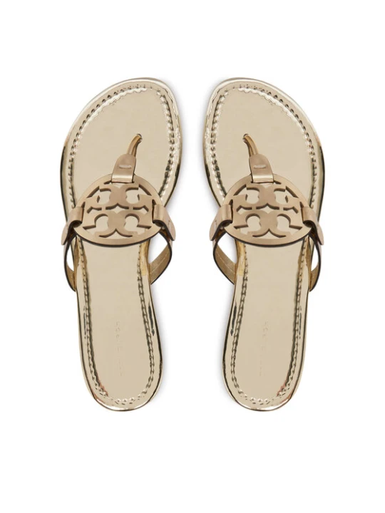 Zdjęcie produktu Tory Burch Japonki Miller 170345 Złoty