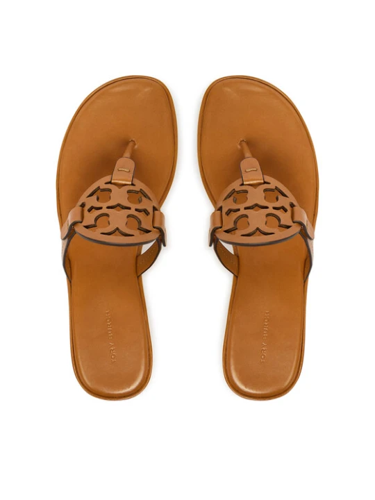 Zdjęcie produktu Tory Burch Japonki Miller Wedge 175318 Brązowy
