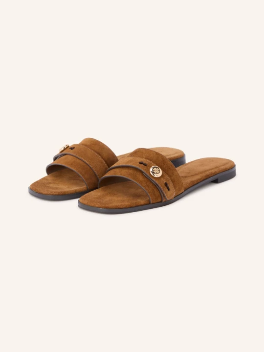 Zdjęcie produktu Tory Burch Klapki Romy braun
