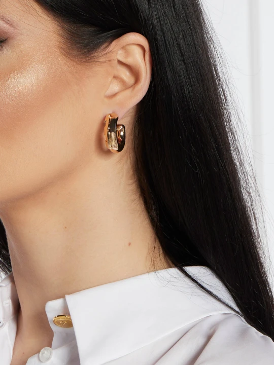 Zdjęcie produktu TORY BURCH Kolczyki Essential hoop złoty