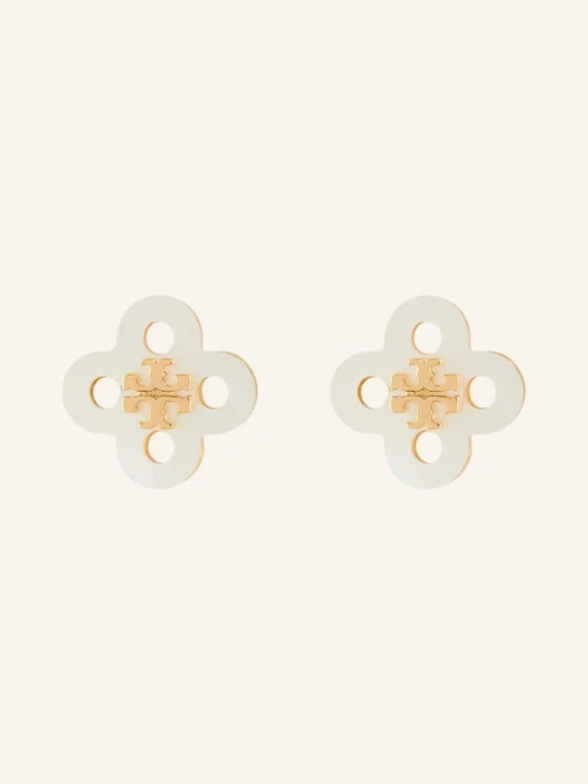 Zdjęcie produktu Tory Burch Kolczyki Forget Me Not Clover gold
