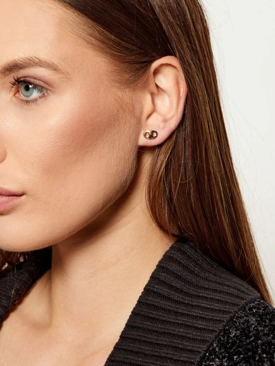 Zdjęcie produktu TORY BURCH Kolczyki Gemini złoty