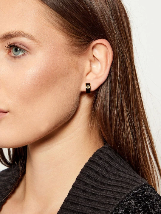 Zdjęcie produktu TORY BURCH Kolczyki Kira czarny