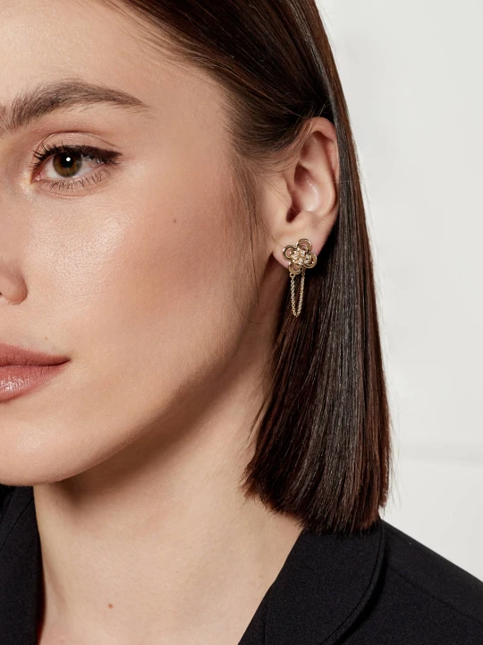 Zdjęcie produktu TORY BURCH Kolczyki Kira złoty