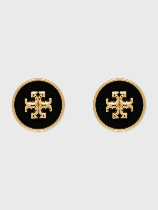 Zdjęcie produktu Tory Burch kolczyki KIRA ENAMEL złoty