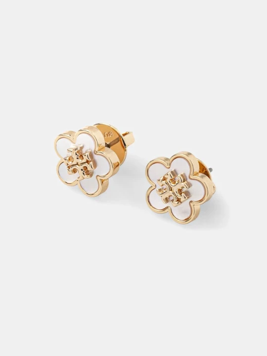 Zdjęcie produktu Tory Burch kolczyki Kira Flower Stud złoty