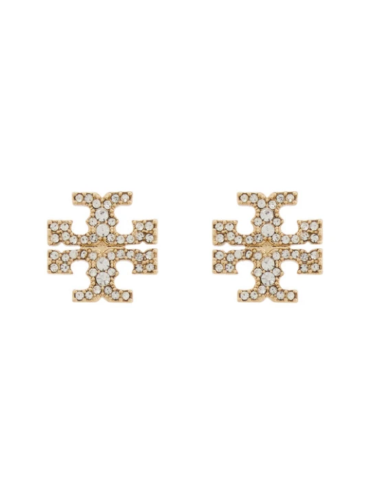 Zdjęcie produktu Tory Burch Kolczyki Kira Pave Stud 158535 Złoty