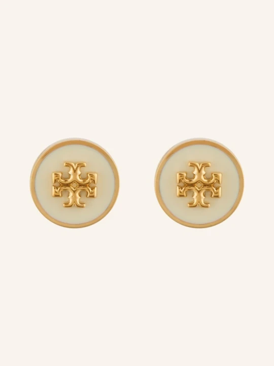 Zdjęcie produktu Tory Burch Kolczyki Na Sztyft Kira Enamel gold
