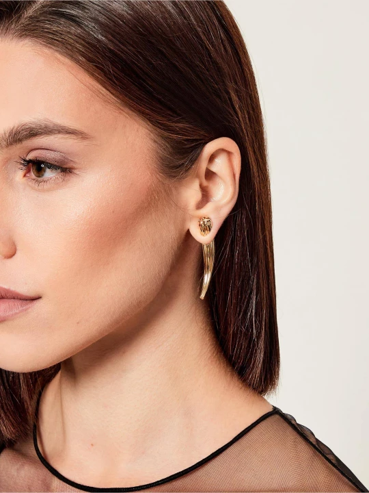 Zdjęcie produktu TORY BURCH Kolczyki Spike złoty