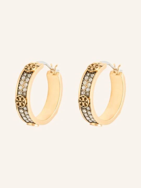 Zdjęcie produktu Tory Burch Kolczyki Typu Creole Miller gold