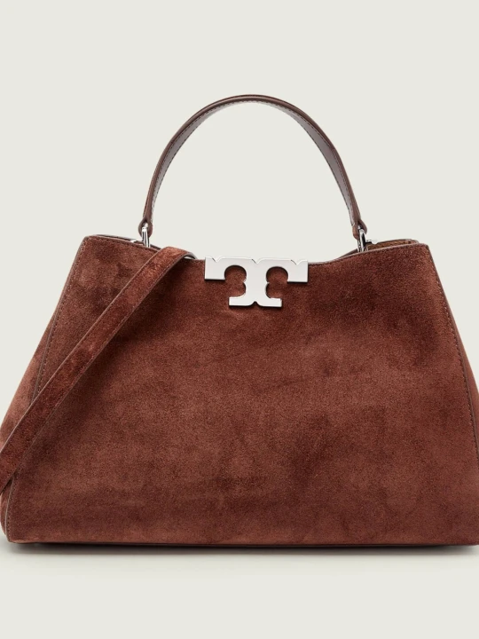Zdjęcie produktu TORY BURCH Kuferek Eleanor | zamsz brązowy