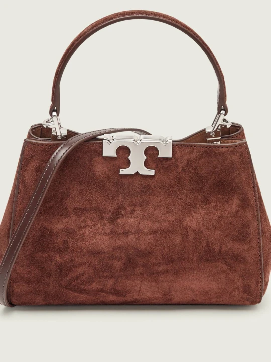 Zdjęcie produktu TORY BURCH Kuferek Eleanor | zamsz brązowy