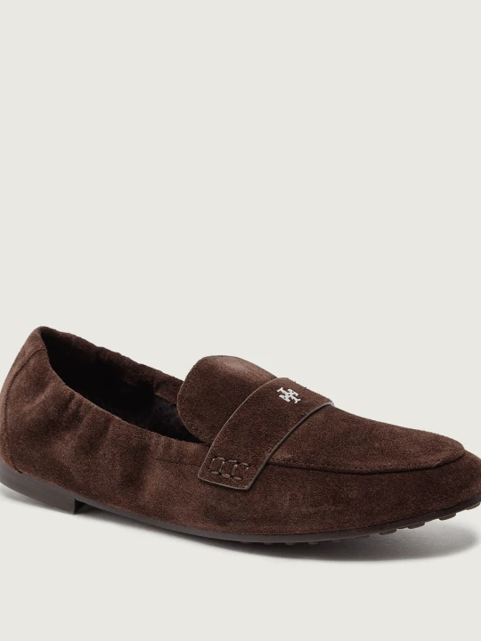Zdjęcie produktu TORY BURCH Lordsy BALLET | zamsz brązowy