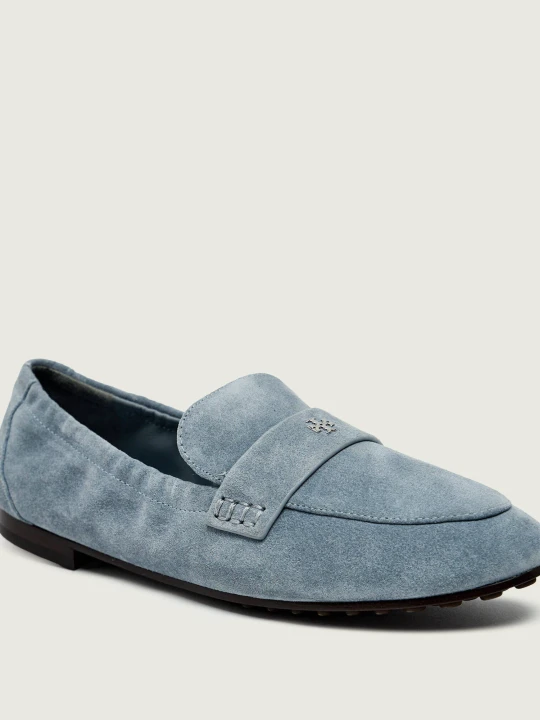 Zdjęcie produktu TORY BURCH Lordsy | zamsz niebieski